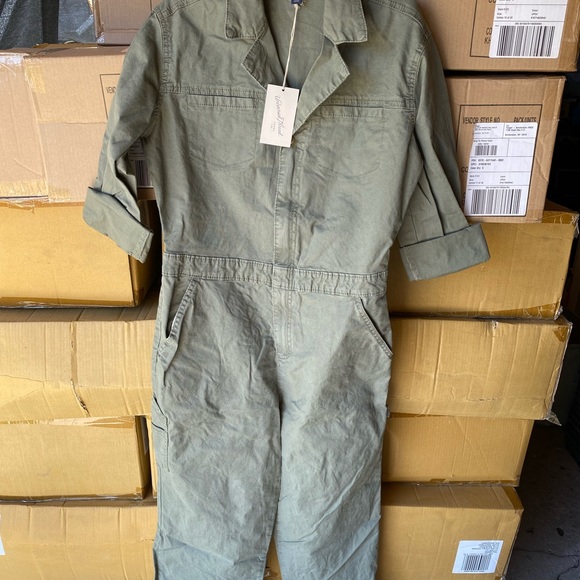 Universal Thread Long Sleeve Olive Boilersuit New - Picture 3 of 6